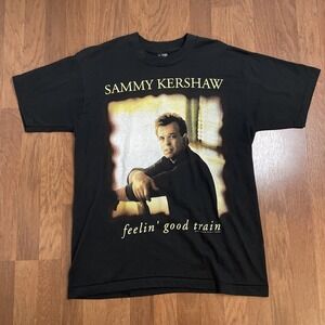 Vintage 1994 Sammy Kershaw Tour Tshirt Large Single Stitch Best Made In USA